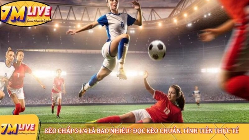 Kèo chấp 3 1/4 là bao nhiêu? Đọc kèo chuẩn, tính tiền thực tế